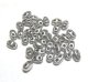 Mattte Silver Twin Hole Seed Beads(40個入り）