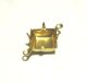 2ring Brass Square Setting for 10mm(CB)