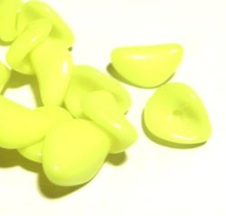画像1: Yellow Leaf Beads 