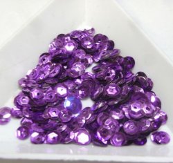 画像1: Metal Purple Round Sequins