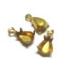 1ring Brass Drop Setting(CB) for 8*4.8mm(2個入り）