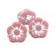 Pink Flower Beads 10mm