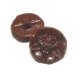 Chocolate Flower Button 18mm