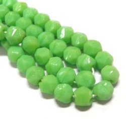 画像1: Lt.Green English Cut Beads 4mm (10個入り）