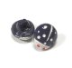 Navy Lady Bug Button