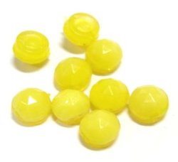 画像1: 2tone Yellow Nailhead 5mm (2個入り）