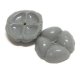 Puffy Gray Sew on Beads 13mm