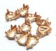 Brass Drop Sew on Setting for 8*4.8mm(10個入り）