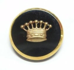 画像1: Black Crown Button 23mm
