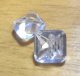 Crystal Square Button 8mm