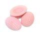 Textured Pink Oval 18*13mm