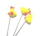 Yellow Chick Wired Beads
