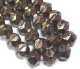 Old Gold English Cut Beads 10mm(5個入り）