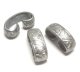 Textured Silver Colored Coneector 14*5mm(2個入り） 