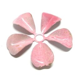 画像1: Shabby Pink 5pedal Flower 57mm 