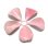 画像1: Shabby Pink 5pedal Flower 57mm  (1)