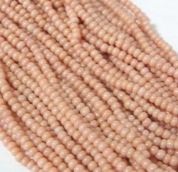 画像1: Opaque Pink Seed Beads (1本50cm）