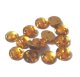 2hole Topaz round Beads 6mm (10個入り）