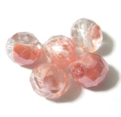 画像1: Rose Givre Shimmer Beads 9*8.5mm(５個入り）