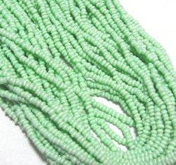 画像1: Mint Green Seed Beads(1本　50cm）