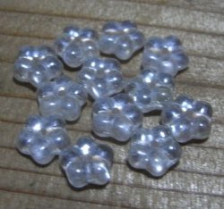 画像1: Crysatl Luter Flower Beads 7mm (10個入り）