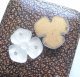 Frosted Crystal FB Flower w/Rhinestone 18*19mm