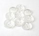 Clear Plastic Buttond 13.5&18mm(9個入り)