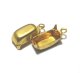 1ring Brass Octagon Setting(CB)  for 10*5mm(5個入り）