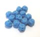 Lt.Blue Textured Beads 6.8mm (10個入り）