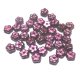 Dk.Pink Pearl Flower Beads 5mm (10個入り）