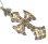画像3: Antique Saphiret Cross Pendant (3)