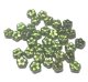 Green Pearl Flower Beads 5mm (10個入り）