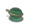 画像2: Vintage Green Round Charm 21*16mm (2)