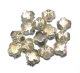 Silver Cross Hollow Glass Beads 8*8.5mm(5個入り）