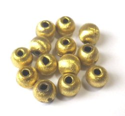 画像1: Brass Round Beads 6mm (10個入り）