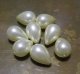 Ivory Pearl Drop Beads 11*8mm (4個入り）