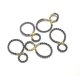Double Ring Parts 15*8.5mm (10個入り）