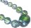 画像2: Antique Uranium Glass Beads Necklace (2)