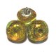 Lampwork Button Orange 10mm