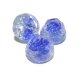 Clear/Sapphire Clacked FB Round Stone 8mm