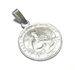 画像1: Antique Miraculous Medal 28*19mm