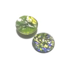 画像1: Green Opal Round FB Stone 11mm