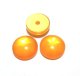 Orange Round Star FB Rsein Stone 10mm  (2個入り)