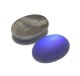 Frosted Heliotrope Oval FB Stone 18*13mm
