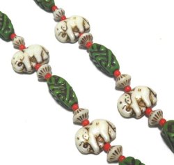 画像2: Vintage Elephant Beads Necklace