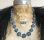 画像1: Vintage BlueTexchurd Beads Necklae (1)