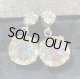 Vintage Blue Sappharine Pierced Earrings