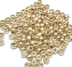 画像1: Gold Seed Beads (4g、約130個)