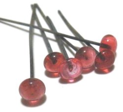 画像1: Ruby Wired Beads 5.5mm