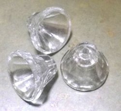 画像1: Crystal Bell Shaped Beads 12*11mm